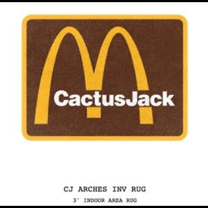 Travis Scott x McDonalds Cactus Jack Arches Inv Rug